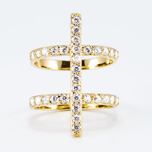 Luxe Collection Double Pave Ring