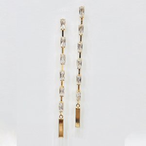 Chelsea Baguette Drop Earring